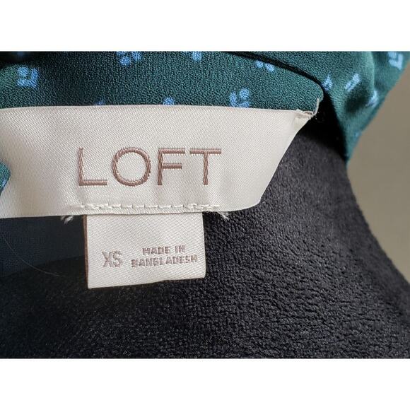 LOFT Bandana Boho Tank Top Women's XS Multi Paisley Print Sleeveless Halter Neck - Picture 3 of 11